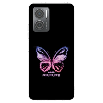 Picasee silikonski prozorni ovitek za Xiaomi Redmi 10 5G - Diamanty Purple