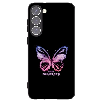 Picasee silikonski črni ovitek za Samsung Galaxy S23+ 5G - Diamanty Purple