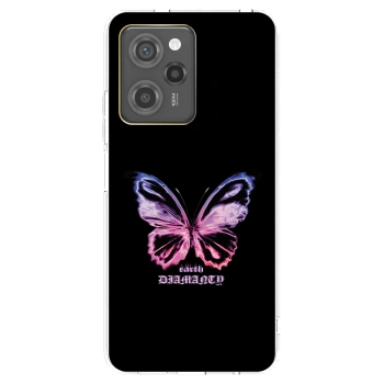 Picasee silikonski prozorni ovitek za Xiaomi Poco X5 Pro - Diamanty Purple
