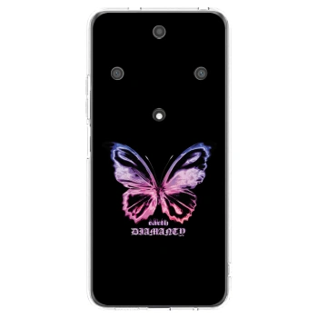 Picasee silikonski prozorni ovitek za Honor Magic5 Lite 5G - Diamanty Purple
