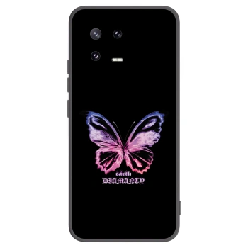 Picasee silikonski črni ovitek za Xiaomi 13 Pro - Diamanty Purple