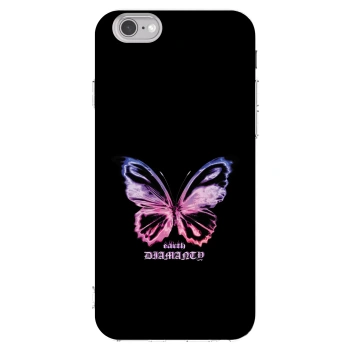 Picasee silikonski prozorni ovitek za Apple iPhone 6/6S - Diamanty Purple
