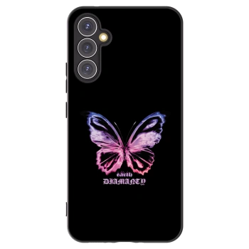 Picasee silikonski črni ovitek za Samsung Galaxy A34 5G A346B - Diamanty Purple