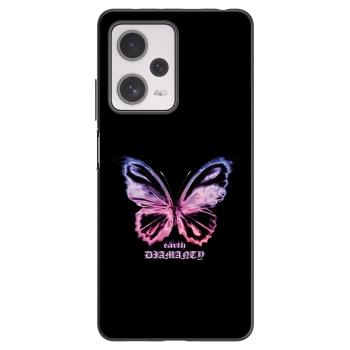 Picasee silikonski črni ovitek za Xiaomi Redmi Note 12 Pro+ 5G - Diamanty Purple