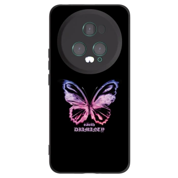 Picasee silikonski črni ovitek za Honor Magic5 Pro - Diamanty Purple