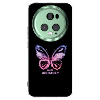 Picasee silikonski prozorni ovitek za Honor Magic5 Pro - Diamanty Purple