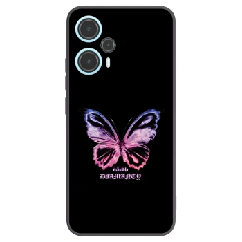 Picasee silikonski črni ovitek za Xiaomi Poco F5 - Diamanty Purple