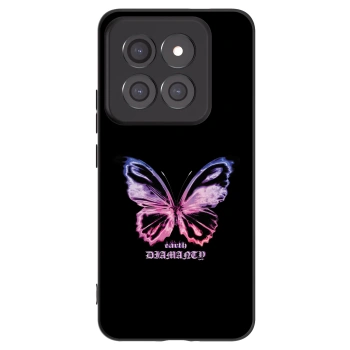 Picasee silikonski črni ovitek za Xiaomi 14 Pro - Diamanty Purple