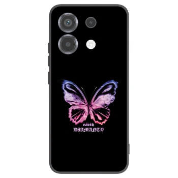 Picasee silikonski črni ovitek za Xiaomi Poco X6 - Diamanty Purple