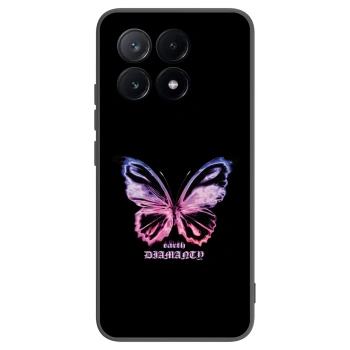 Picasee silikonski črni ovitek za Xiaomi Poco X6 Pro - Diamanty Purple