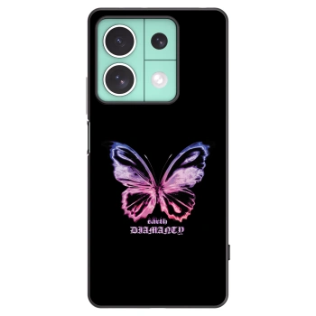 Picasee silikonski črni ovitek za Xiaomi Redmi Note 13 5G - Diamanty Purple