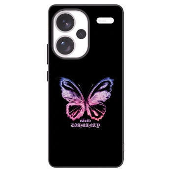 Picasee silikonski črni ovitek za Xiaomi Redmi Note 13 Pro+ 5G - Diamanty Purple