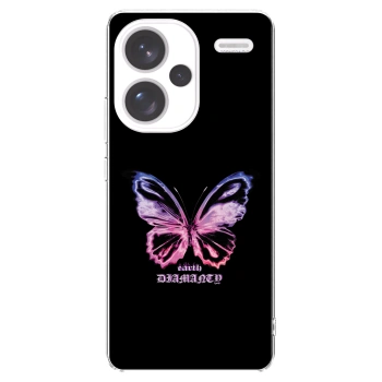 Picasee silikonski prozorni ovitek za Xiaomi Redmi Note 13 Pro+ 5G - Diamanty Purple