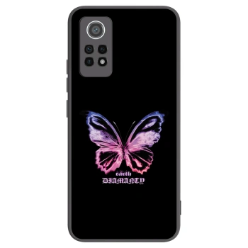 Picasee silikonski črni ovitek za Xiaomi Redmi Note 12 Pro 4G - Diamanty Purple