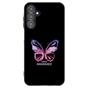 Picasee silikonski črni ovitek za Samsung Galaxy A15 A156B 5G - Diamanty Purple