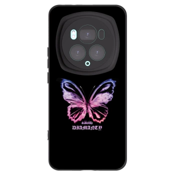 Picasee silikonski črni ovitek za Honor Magic6 Pro - Diamanty Purple