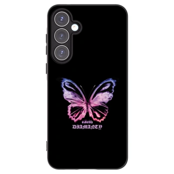 Picasee silikonski črni ovitek za Samsung Galaxy A55 5G A556B - Diamanty Purple
