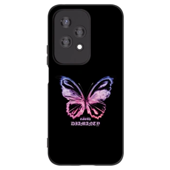Picasee silikonski črni ovitek za Honor 200 Lite - Diamanty Purple