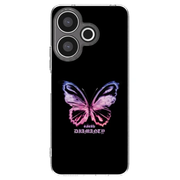 Picasee silikonski prozorni ovitek za Xiaomi Redmi 13 4G - Diamanty Purple