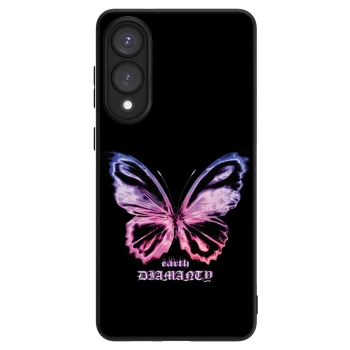 Ovitek za Samsung Galaxy S25 Edge 5G - Diamanty Purple