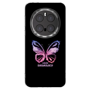 Picasee silikonski prozorni ovitek za Honor Magic7 Pro 5G - Diamanty Purple