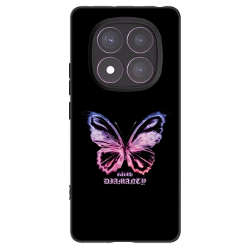 Picasee silikonski črni ovitek za Xiaomi Redmi Note 14 Pro 4G - Diamanty Purple