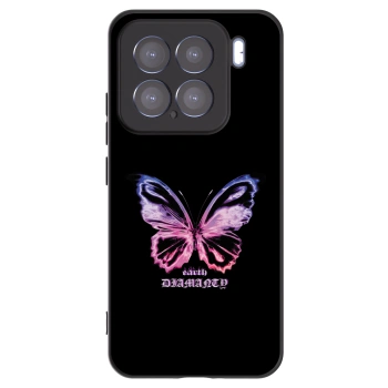 Picasee silikonski črni ovitek za Xiaomi 15 - Diamanty Purple