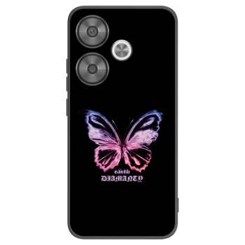 Picasee silikonski črni ovitek za Xiaomi Poco F6 - Diamanty Purple