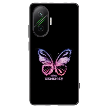 Picasee silikonski črni ovitek za Xiaomi Poco F7 Pro 5G - Diamanty Purple