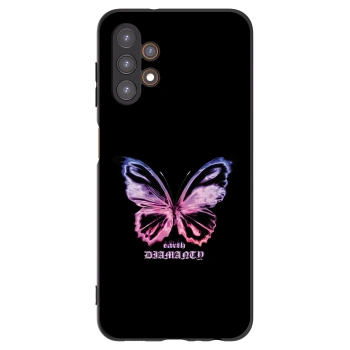 Picasee silikonski črni ovitek za Samsung Galaxy A13 5G - Diamanty Purple