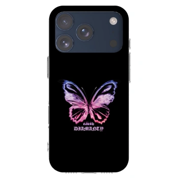 Picasee silikonski prozorni ovitek za Apple iPhone 17 Pro - Diamanty Purple