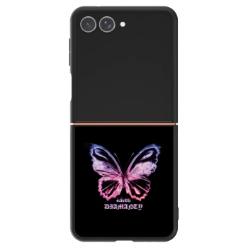 Ovitek za Samsung Galaxy Z Flip7 5G - Diamanty Purple