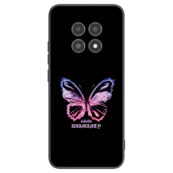 Picasee silikonski črni ovitek za Realme 12X - Diamanty Purple