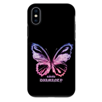 Ovitek za Apple iPhone X/XS - Diamanty Purple