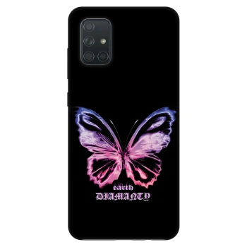 Ovitek za Samsung Galaxy A71 A715F - Diamanty Purple