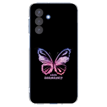 Picasee silikonski prozorni ovitek za Samsung Galaxy A17 5G - Diamanty Purple