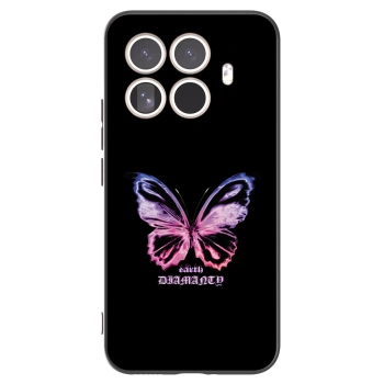 Picasee silikonski črni ovitek za Xiaomi 15T Pro - Diamanty Purple
