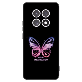 Picasee silikonski črni ovitek za Xiaomi Redmi Note 15 - Diamanty Purple