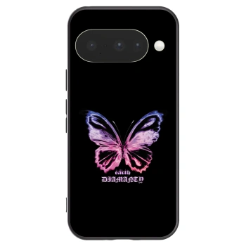 Picasee silikonski črni ovitek za Google Pixel 10 - Diamanty Purple