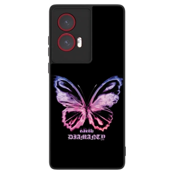Ovitek za Motorola Edge 50 Fusion - Diamanty Purple