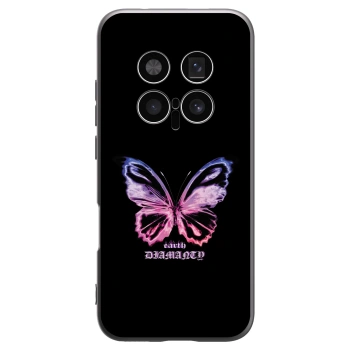Picasee silikonski črni ovitek za Honor Magic8 Pro 5G - Diamanty Purple