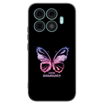 Picasee silikonski črni ovitek za Xiaomi 17T - Diamanty Purple