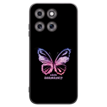 Picasee silikonski črni ovitek za Motorola Moto G77 - Diamanty Purple