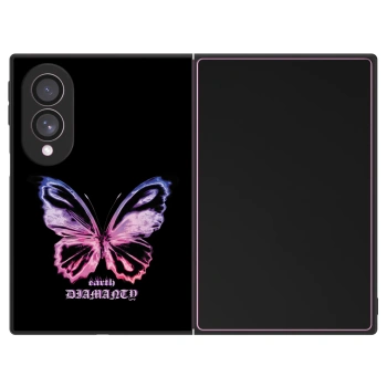 Ovitek za Samsung Galaxy Z Fold8 5G - Diamanty Purple