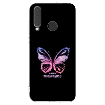 Picasee silikonski prozorni ovitek za Honor 20 Lite - Diamanty Purple