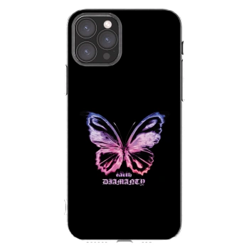 Picasee silikonski prozorni ovitek za Apple iPhone 11 Pro - Diamanty Purple