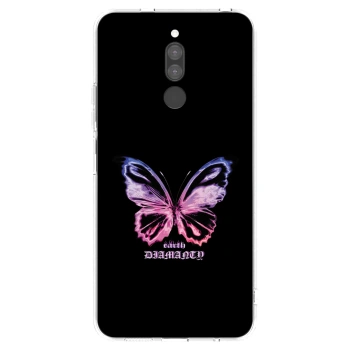 Picasee silikonski prozorni ovitek za Xiaomi Redmi 8 - Diamanty Purple