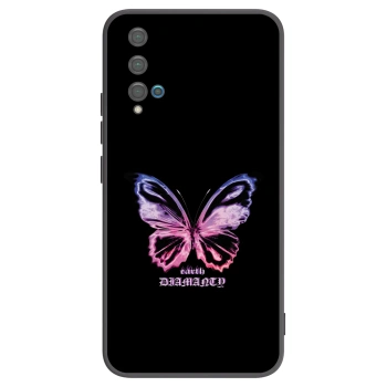 Picasee silikonski črni ovitek za Huawei Nova 5T - Diamanty Purple
