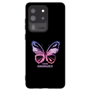 Picasee silikonski črni ovitek za Samsung Galaxy S20 Ultra 5G G988F - Diamanty Purple
