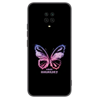 Picasee silikonski črni ovitek za Xiaomi Redmi Note 9S - Diamanty Purple